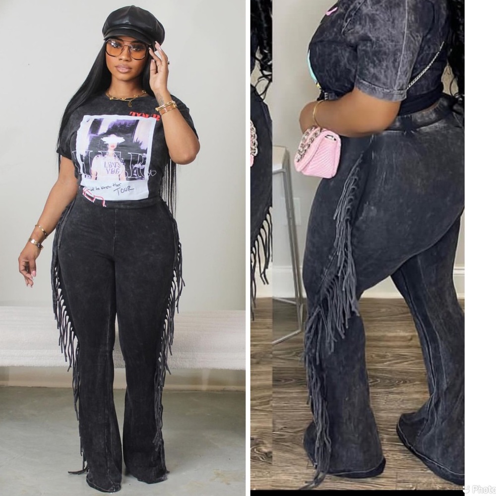 Fringe pant